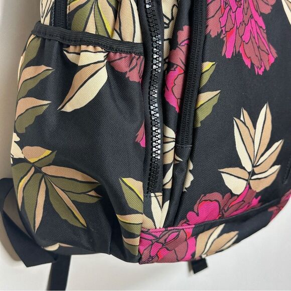 Billabong Backpack Floral Black Pink - Picture 5 of 9